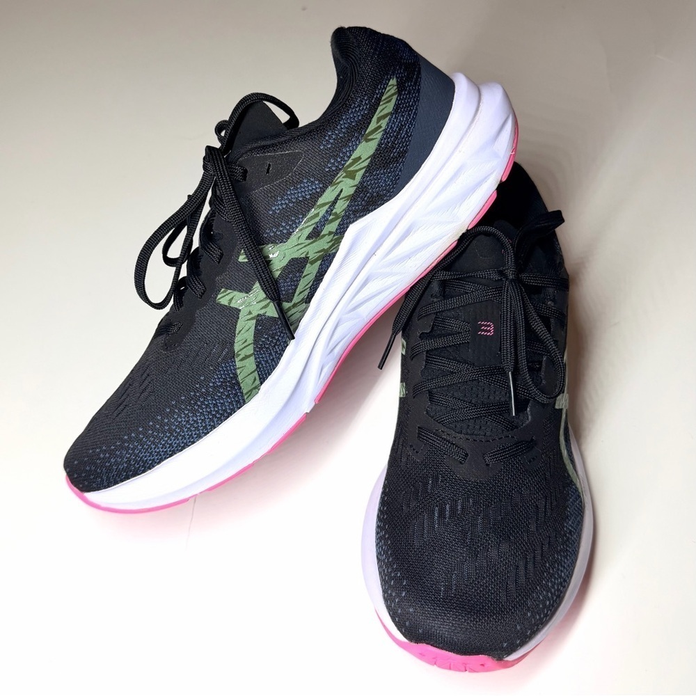 ASICS Women’s DynaBlast 3 Running Shoes Midnight Blue / White /Pink Size- 8.5 - Picture 4 of 9
